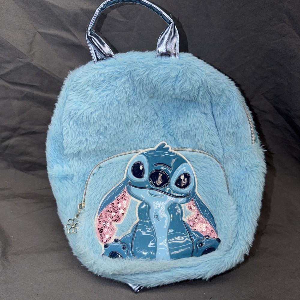 LILO & STITCH Faux Fur Mini Kids‎ Backpack Disney